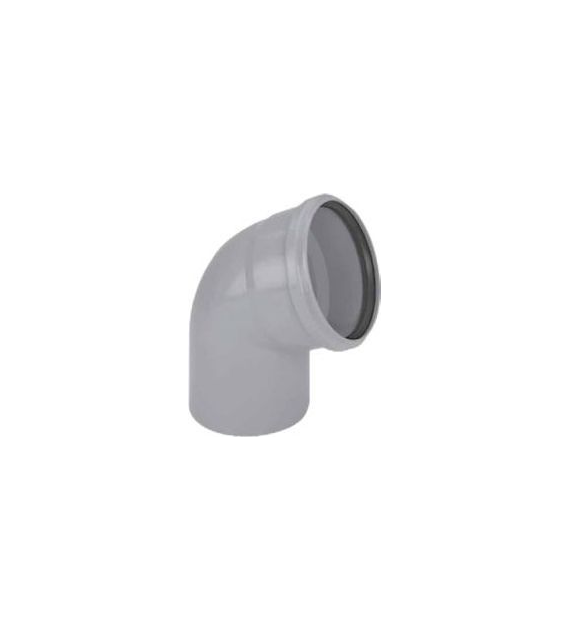 Kolano HTplus HTB 67° PP 50 mm szare