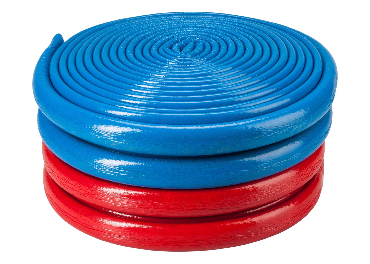 Otulina, izolacja na rurę FLEX 265 15/6 w kręgu 10m CZERWONA ( cena za 1mb ) FOLIMPEX