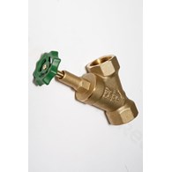 Zawór skośny DN40, typ 1501, gwint wewnętrzny 6/4 , odcinający z niewznoszącym trzpieniem GEBO