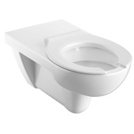 Miska wisząca WC Selnova Comfort lejowa, B35.5 cm, H34 cm, T70 cm, długa, dla niepełnosprawnych 501.044.00.7 GEBERIT