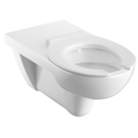 Miska wisząca WC Selnova Comfort lejowa, B35.5 cm, H34 cm, T70 cm, długa, dla niepełnosprawnych 501.044.00.7 GEBERIT