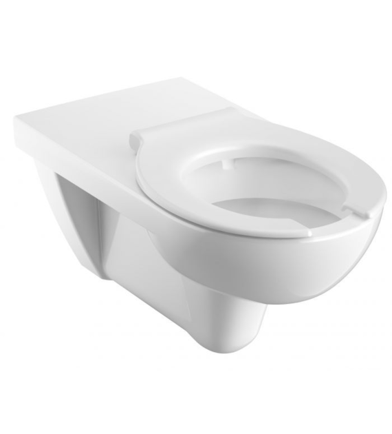Miska wisząca WC Selnova Comfort lejowa, B35.5 cm, H34 cm, T70 cm, długa, dla niepełnosprawnych 501.044.00.7 GEBERIT