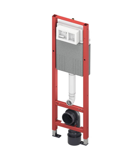 Stelaż do WC podtynkowy TECEbase uruchamianie z przodu 2/4l 320 x 1120 x 135 mm