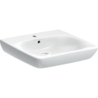 Umywalka kompaktowa Selnova Square B50 cm, H17 cm, T42 cm, z przelewem, z otworem na baterię 500.310.01.7 GEBERIT