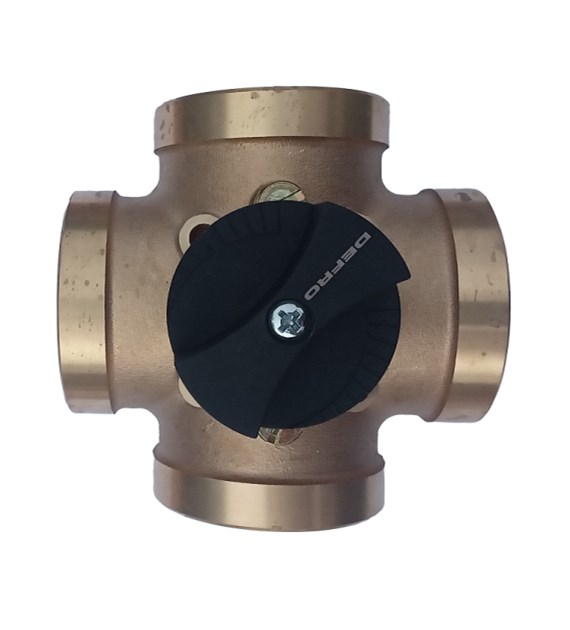 DEFRO ZAWÓR 4-DROGOWY DEFRO DZM 4 DN32 DZGP-ECF-11-SR