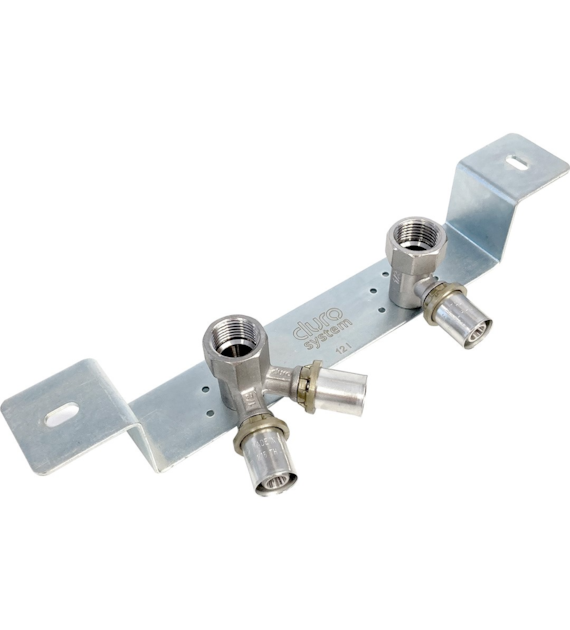 Listwa bateryjna osadzona z kolanem V do cyrkulacji 150mm 16x2x1/2 DURO SYSTEM ARKA
