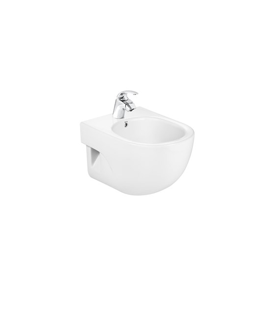 MERIDIAN Bidet podwieszany Compacto 48 cm (odkryte mocowania) ROCA