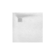 Brodzik kwadratowy 800 x 800 mm syfon w komplecie BIAŁY TERRAN ROCA
