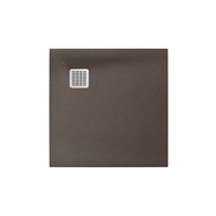 Brodzik kwadratowy 900 x 900 mm syfon w komplecie CAFE TERRAN ROCA