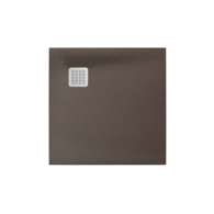 Brodzik kwadratowy 900 x 900 mm syfon w komplecie CAFE TERRAN ROCA