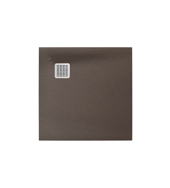 Brodzik kwadratowy 900 x 900 mm syfon w komplecie CAFE TERRAN ROCA