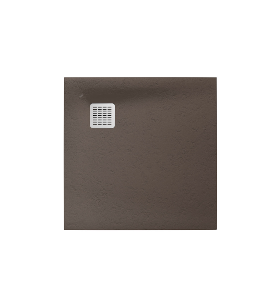 Brodzik kwadratowy 900 x 900 mm syfon w komplecie CAFE TERRAN ROCA