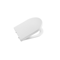 INSPIRA ROUND Deska wolnoopadająca, Supralit® BIAŁY POŁYSK
