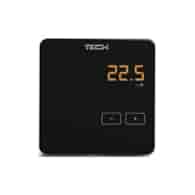 TECH Bezprzewodowy regulator pokojowy czarny R-8z