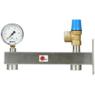 Grupa bezpieczeństwa CWU INOX 6 bar
