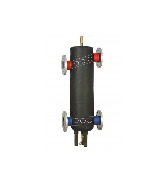 Sprzęgło hydrauliczne ocieplone SHE-OC do 750 kW, 125/250 wełna min. + skay