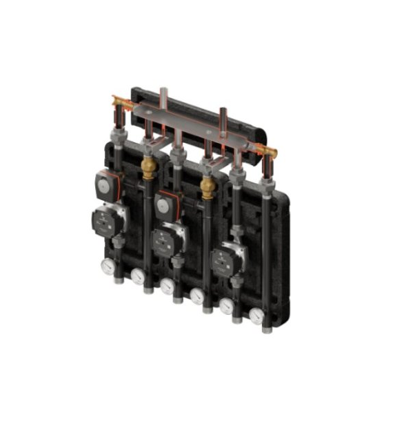Brygada 3D+ 8044 (KRE 3D, UNI, 2xVRG432, pompy DN25 LFP, siłownik ARA)