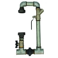 Przyłącze pompy CO 1 1/2  ( DN40 ) POZIOME, NISKIE