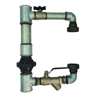 Przyłącze pompy CO 2  ( DN50 ) PIONOWE, WYSOKIE