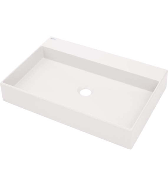 Umywalka CORREO ALABASTER STAWIANA NA BLAT, 600x400 MM