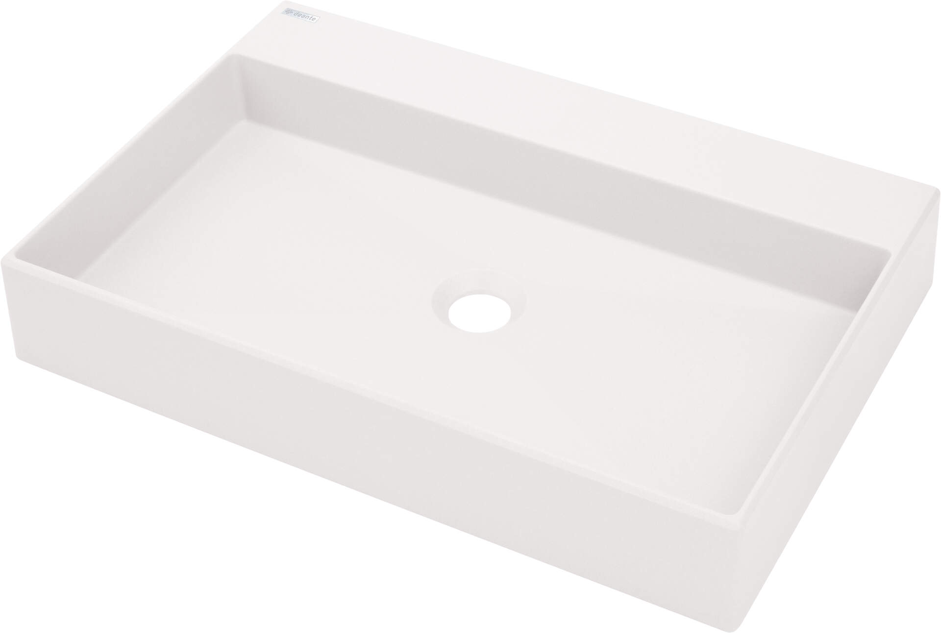 Umywalka CORREO ALABASTER STAWIANA NA BLAT, 600x400 MM