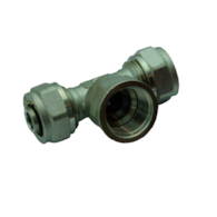 Trójnik skręcany PEX 16 x 1/2 x 16 GW ( DN15 )