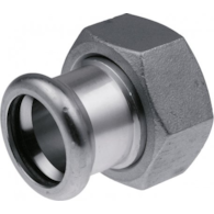 KAN INOX Półśrubunek z płaskim uszczelnieniem GW Inox - 28 G1 1/4 