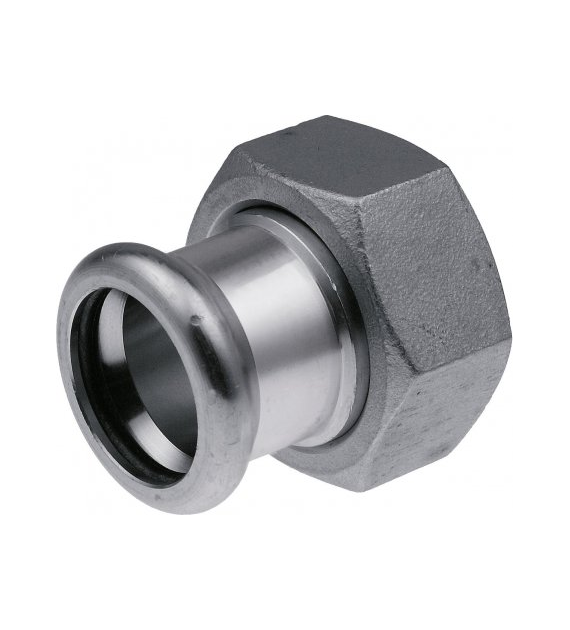 KAN INOX Półśrubunek z płaskim uszczelnieniem GW Inox - 28 G1 1/4 