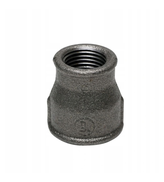 Mufka żeliwna czarna redukcyjna 1 X3/4” ( DN25 x DN20 ) ATUSA