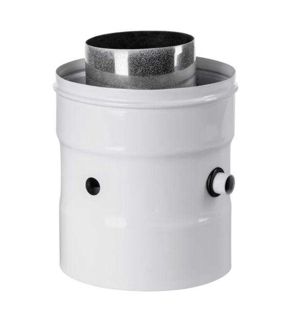 Adapter 80/125 prosty biały do kotłów ACV SX-TD80/125AAB - SPIROFLEX