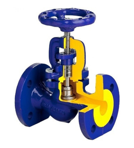 Zawór zaporowy prosty FIG.215A/01 DN 65 PN40