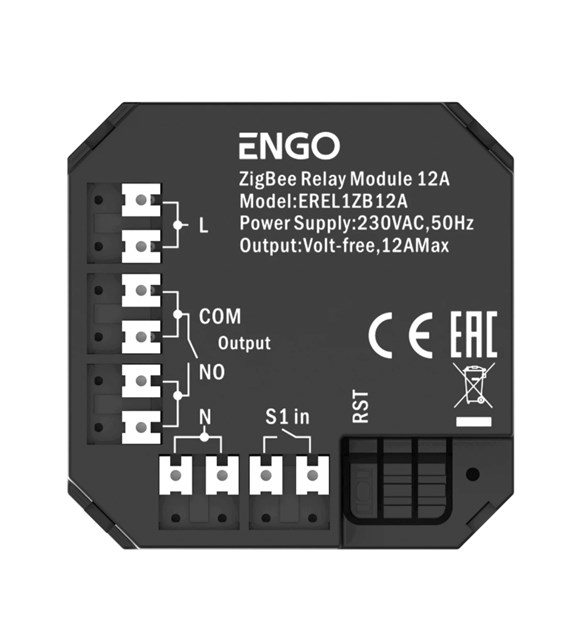 ENGO Smart Relay ZigBee, 12A EREL1ZB12A