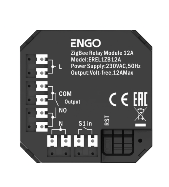 ENGO Smart Relay ZigBee, 12A EREL1ZB12A