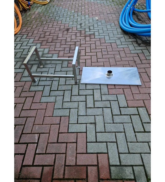 Podstawa, wspornik, stojak pod pompę ciepła PANASONIC + taca INOX
pod pompy K, J, H