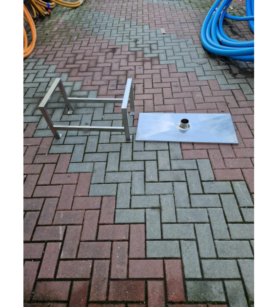 Podstawa, wspornik, stojak pod pompę ciepła PANASONIC + taca INOX
pod pompy K, J, H