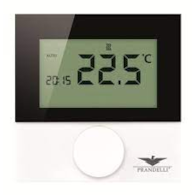 Elektroniczny termostat pokojowy z wyświetlaczem Prandelli M501, 230V