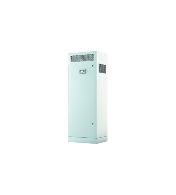 VENTS centrala wentylacyjna do pojedynczych pomieszczeń z wymiennikiem przeciw, nagrz. elektryczną wstępną 6,30 kW, silnikami EC i automatyką S21, wersja lewa