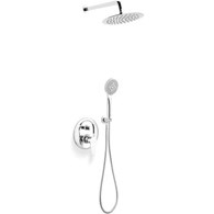 FERRO ALGEO zestaw natryskowy podtynkowy, z baterią, chrom BAG7P-SET1-S