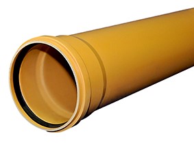Rura kanalizacyjna zewnętrzna PVC 110x3.2x1000 SN8 klasa S ML (multilayer, spieniona)