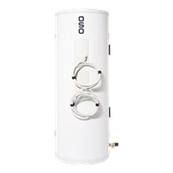 THERMES Zbiornik buforowy nierdzewny OSO HOTWATER do pomp ciepła bez wężowinicy wiszący/stojący AS 100 - do PC z dwiema grzałkami każda 2.8kW 230V 100L