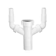 MCALPINE Przedłużka do syfonu zlewozmywakowego 11/2 x40mm z podłączeniem do pralki i zmywarki
