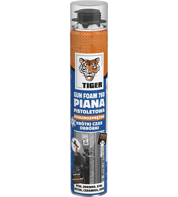 Piana pistoletowa zimowa Tiger Gun Foam 750 -10°C, 700ml