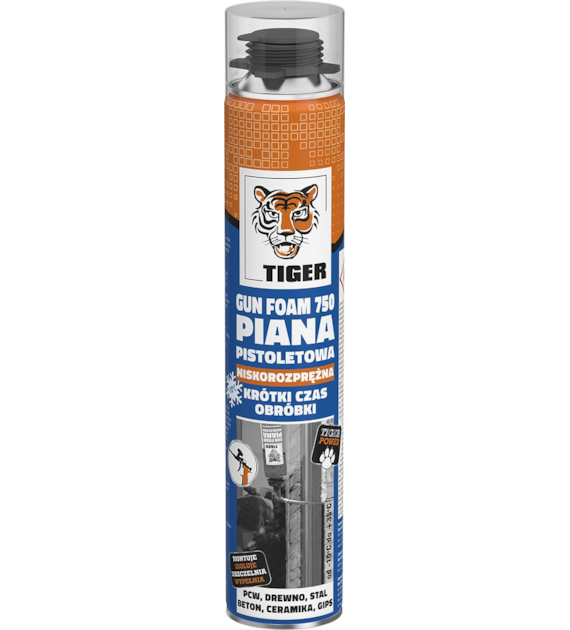 Piana pistoletowa zimowa Tiger Gun Foam 750 -10°C, 700ml