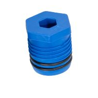 Korek do prób szczelności, do rury PEX 32 X 3.0mm NIEBIESKI