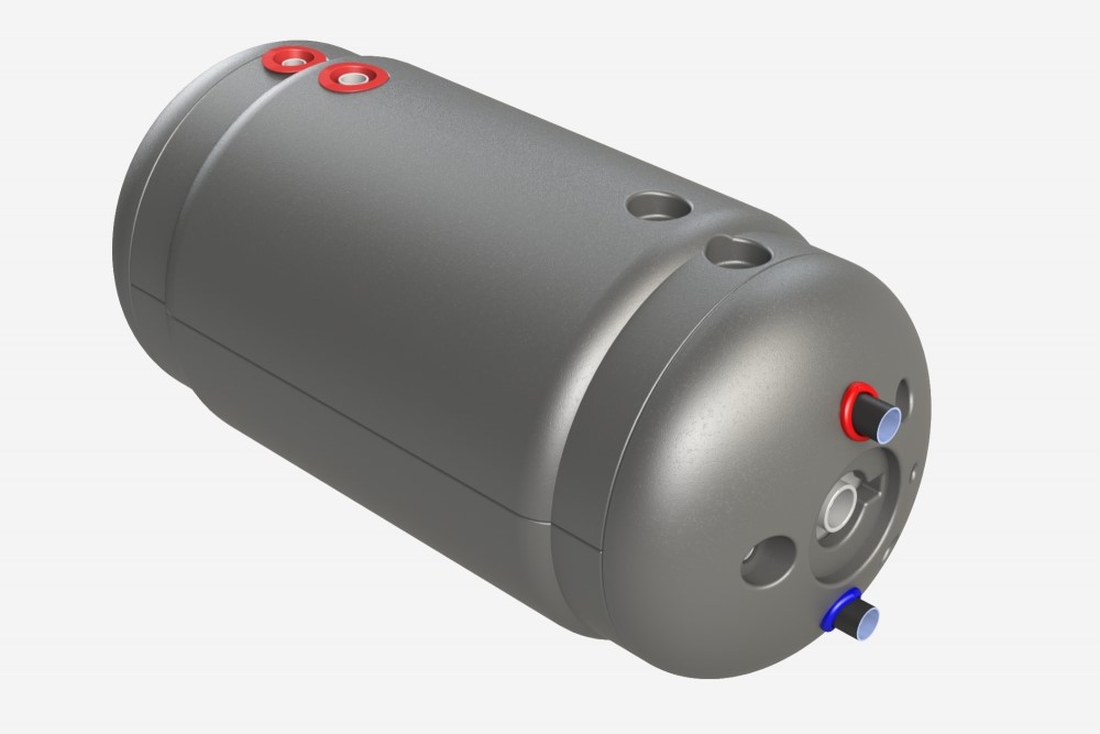 Wymiennik dwupłaszczowy + wężownica ( solar ) WGJ-G DWP TURBO 140L ELEKTROMET