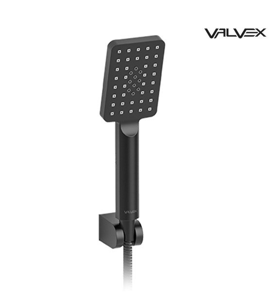 LOFT BLACK Zestaw natryskowy punktowy, 3-funkcyjny VALVEX