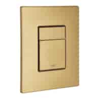 Przycisk uruchamiający do WC Skate Cosmopolitan 156 x 197 mm do uruchomienia 2-pojemnościowego lub Start/Stop z ABS brushed cool sunrise GROHE