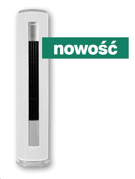ZESTAW klimatyzator PODŁOGOWY 7.0/7.6 KFS-24HRG32X + KOX430L-24HFN32X KAISAI