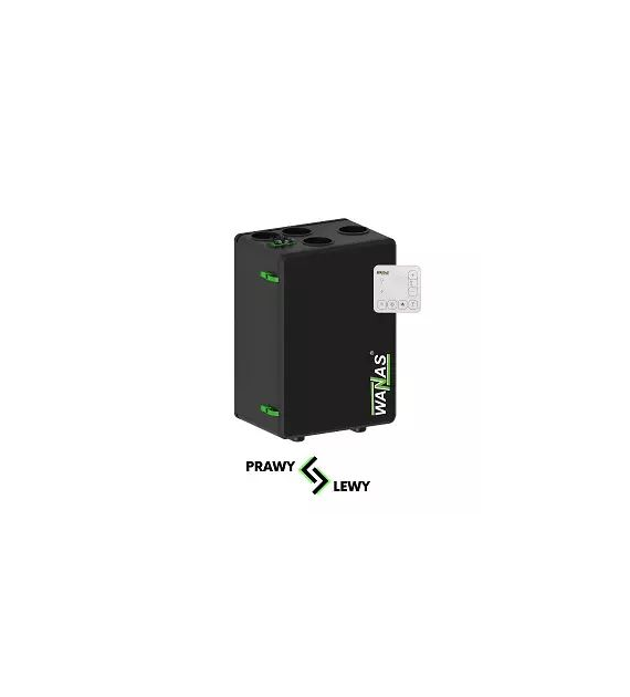 Rekuperator BLACK 300V WANAS