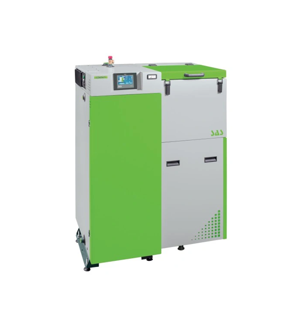 Kocioł BIO COMPACT 25kW PRAWY CZOPUCH DO GÓRY TECH SAS